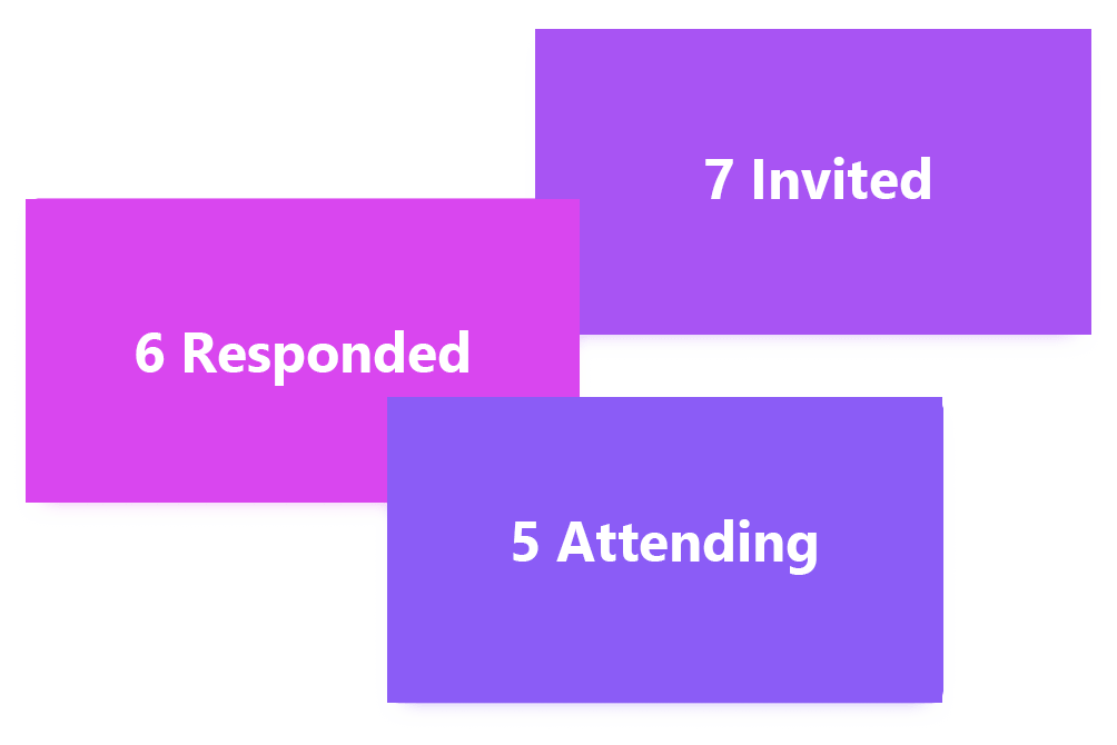 Wedding guest list management
